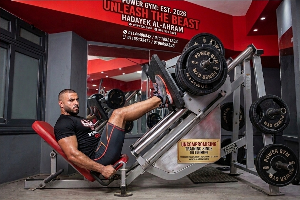 Modern gym floor at Power Gym